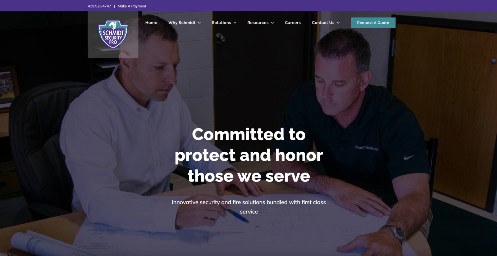 Schmidt Security Pro Web - Home page